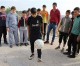 Un grupo de niños palestinos pide a la ONU su balón de vuelta