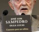 Dos libros póstumos de José Luis Sampedro verán la luz en el aniversario de su muerte
