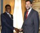 Rajoy se reúne con el dictador de Guinea Ecuatorial, Teodoro Obiang, antes del comienzo de la cumbre de la Unión Africana