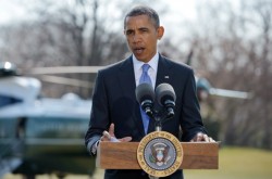 El presidente estadounidense, Barack Obama, en los jardines de la Casa Blanca.|MANDEL NGAN|AFP 