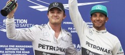 Rosberg y Hamilton dominan el mundial de Fórmula 1. Foto: Mercedes AMG