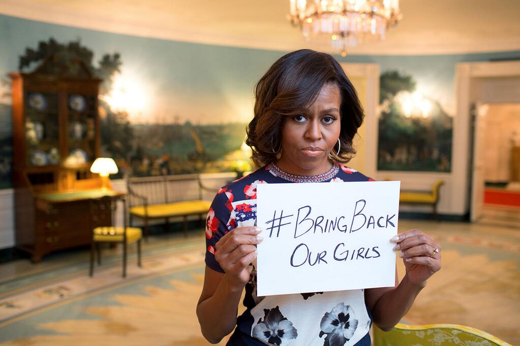 Michelle Obama, #BringBackOurGirls
