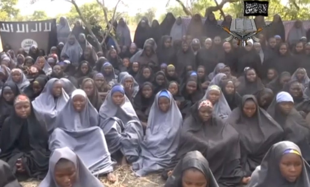 Imagen del vídeo difundido por Boko Haram