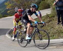 Froome (Sky) y Contador (Tinkoff) mano a mano en La Farrapona (Vuelta 2014)