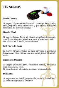 Especialidades de Café Barón con té negro