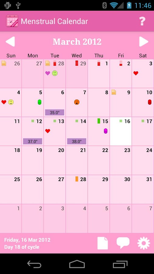 Calendario menst
