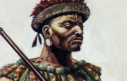 El rey zulú Shaka.