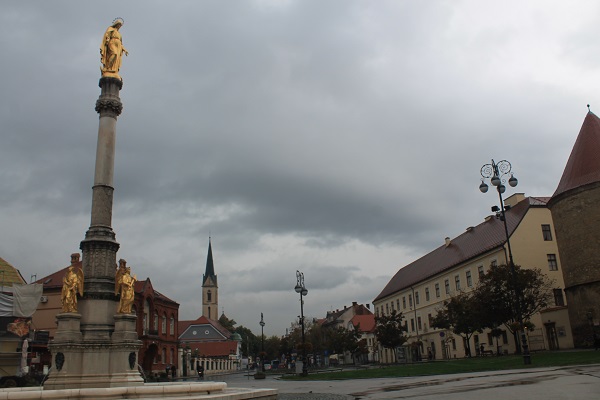 El Kaptol de Zagreb.