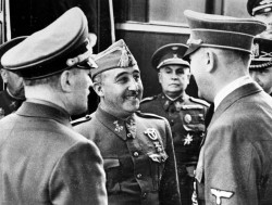 Franco y Hitler en Hendaya, octubre de 1940