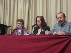 De izquierda a derecha: Elia Cristi, Isabel Oliver y Celestino Álvarez-Cienfuegos