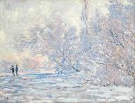Claude Monet, Le Givre à Giverny, 1885 (detalle)